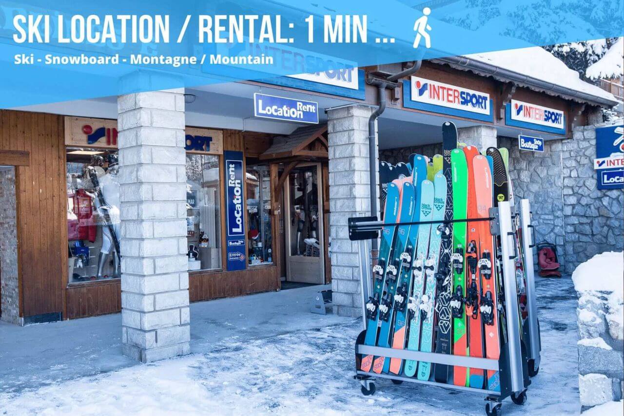 Magasin de location de skis